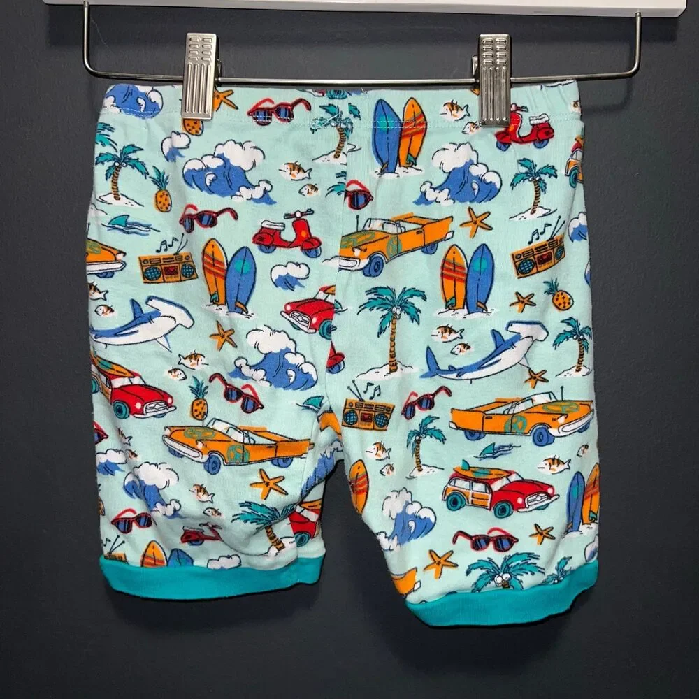 Hatley Short Pajamas Set LOT Boys size 8 Hammerhead Shark Pirate Print